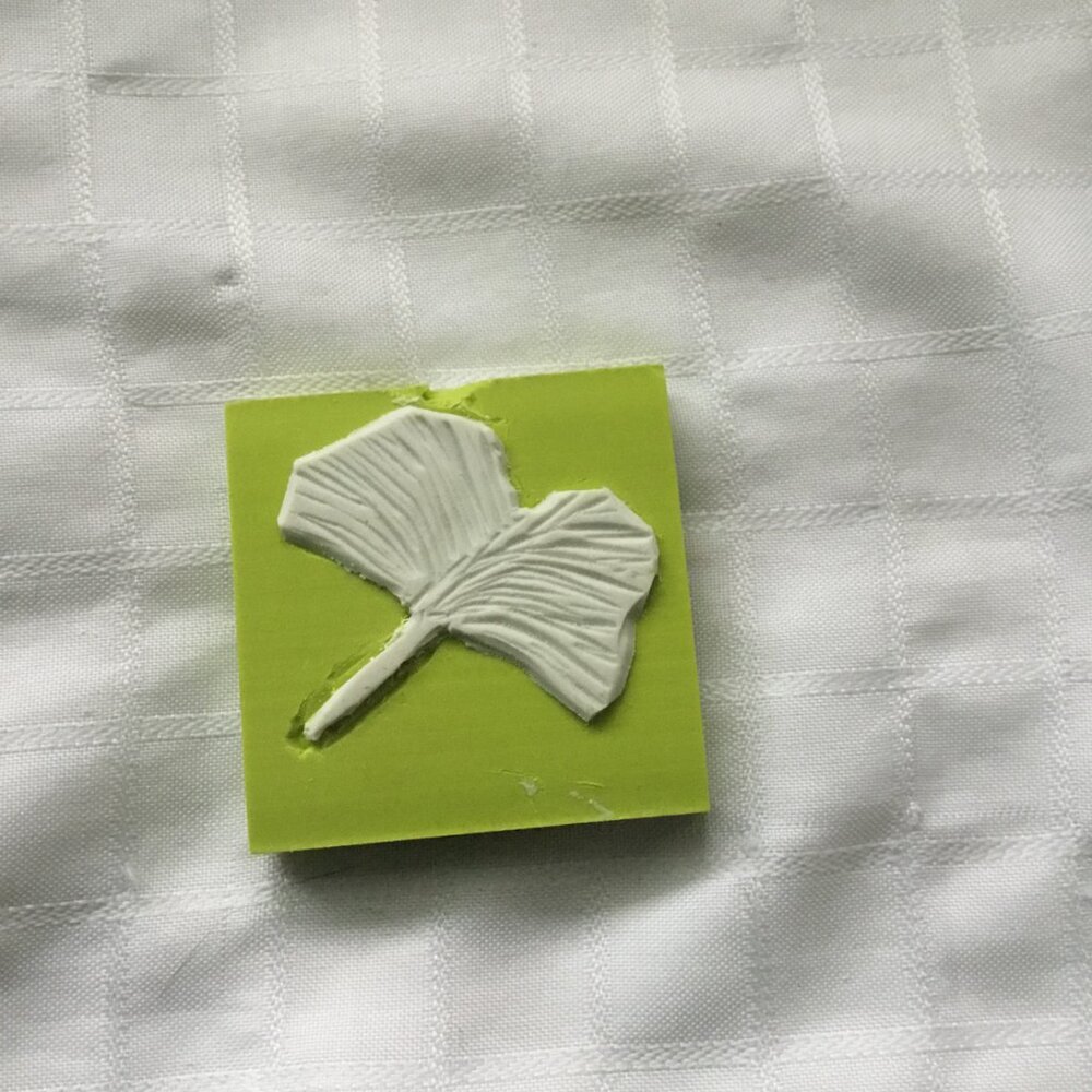 Two sides hand made rubber stamp